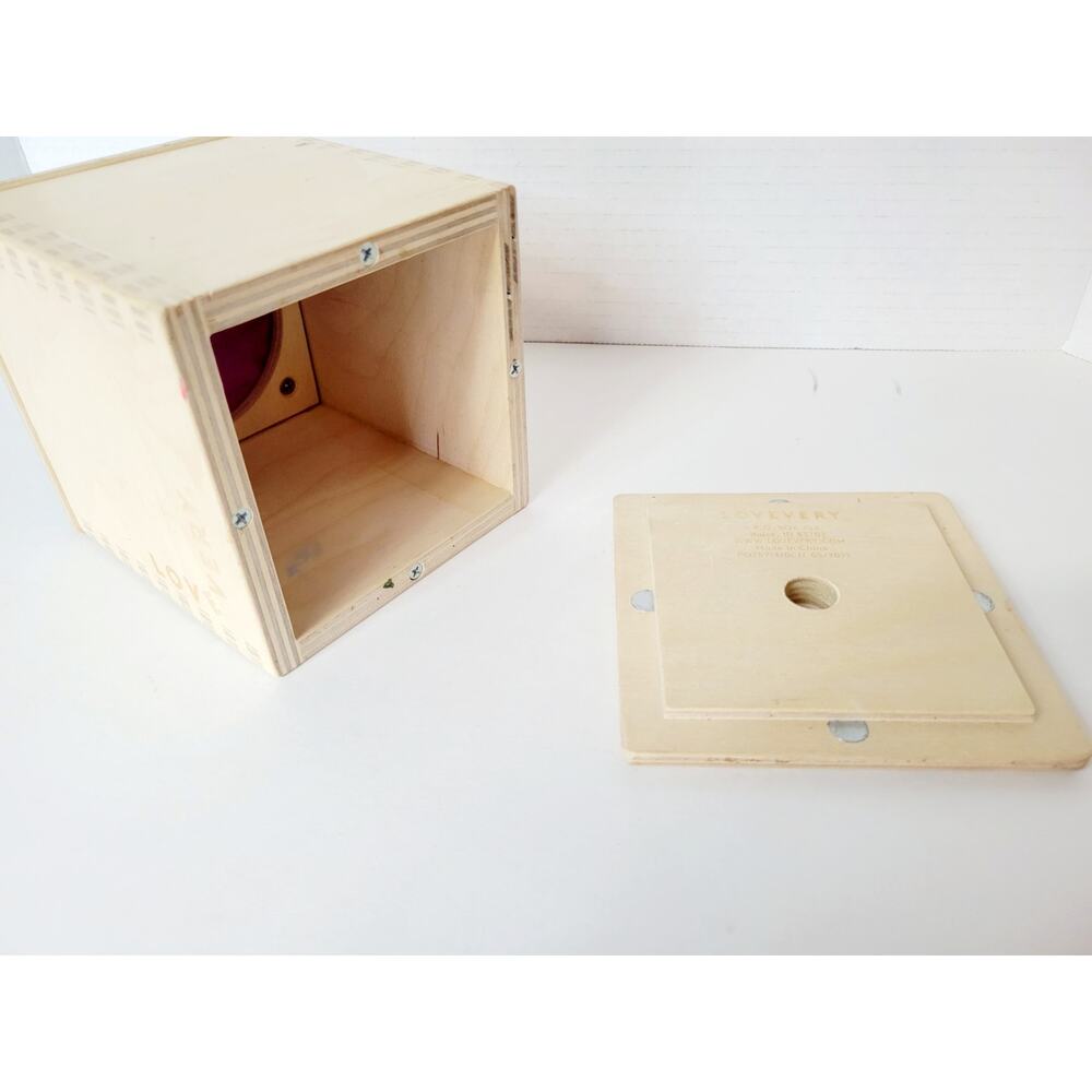 Lovevery Magic Tissue Box Wood Developmental Montessori - Picture 5 of 5